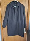 New Murphy Hartelius Thinsulate Black Trench Coat Mens 40 Removable Liner Teflon