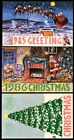 Postcard Hold To Light HTL ~  Christmas 1984 , 1985, 1986