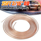 Brake Line Tubing Kit 1/4 OD 25ft Coil Roll Direct Replacement US Stock