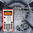 BAOFENG 20W 9800MAH X5 PLUS VHF UHF WALKIE TALKIE DUAL BAND TWO WAY RADIO IP68