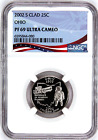 2002-S Proof State Quarter, Ohio,  PF69 Ultra Cameo NGC, Patriotic Label