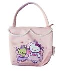 Hello Kitty Purse Small Handbag Pink Satin with Pearly Embellishment 8x5 Sanrio