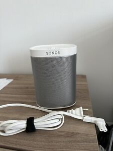 Sonos Play 1 Wireless Smart Speaker White S2 Compatible Tested.
