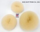 Bundle 3 Pieces Chignon Brown Hair Donut Ring Style Bun Maker (Blonde)