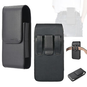 Vertical Leather Belt Clip Holster Pouch Case Cover for XL Phone Samsung iPhone