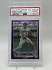 New Listing2022 Topps Chrome Update Rookie Jeremy Pena #US 136 Purple Refractor PSA 10
