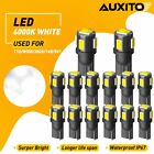 AUXITO 20x T10 Wedge White SMD LED License Plate Interior Light Bulb 194 168 Lot