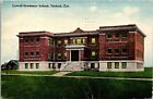 Postcard Turlock, California, Lowell Grammar School, Stanislaus Co 1912 JA12