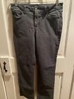 NYDJ Lift Tuck Technology Marilyn Straight Women's Size 12P Mid Rise Grey Jeans