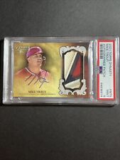 2021 Topps Dynasty Mike Trout On Card Auto Game Used Patch Silver 3/5 PSA 9 Mint