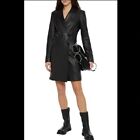 Theory leather blazer dress women Size 12