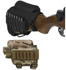 Rifle Buttstock shell holder & Padded Cheek Rest Ammo Cartridge Pouch Camouflage