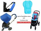 Pink Blue Polka Dot Cushion Pad Handlebar Covers Protect for 4moms Strollers