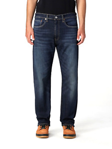 Levi's Mens Lot 502 0020 Flex Dark Blue Regular Taper Fit Denim Jeans Sz 34 x 30