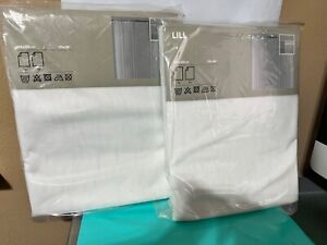 New IKEA LILL Sheer Curtains 4 panels - Each panel 110
