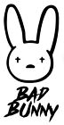 Bad Bunny Vinyl Decal Window Accessories Sticker Home Auto Phone Car Truck Yeti-