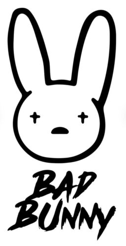 Bad Bunny Vinyl Decal Window Accessories Sticker Home Auto Phone Car Truck Yeti-