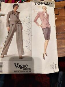 Vogue 2629 Anne Klein Sewing Pattern Sz 12-14-16
