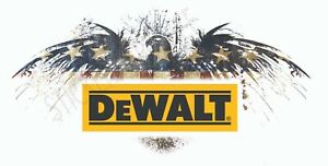 DEWALT TOOLS STICKER DECAL USA EAGLE LABEL MECHANIC GLOSSY LABEL TOOL BOX