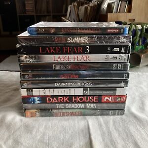 Lot of 10 New Sealed Modern Horror Thriller Movies on DVD + Salo Criterion
