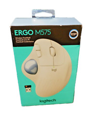 Logitech Ergo M575 Wireless Trackball Mouse - Off-White - 910-005868