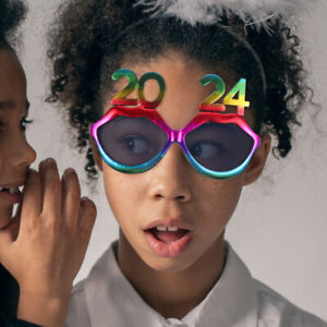 2024 New Year Eyeglasses Happy Years Eve Sunglasses Decor Props
