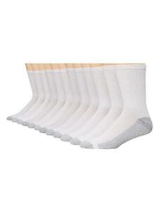 Hanes Men's Double Crew Socks 12-Pair Pack, Available  Assorted Sizes , Colors