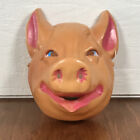 Vintage 1982 Cesar Pig Halloween Face Mask Costume Horror Plastic