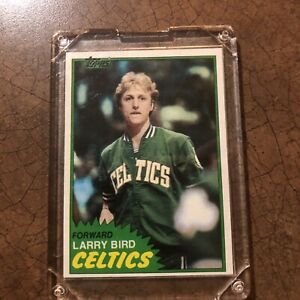 1981 Larry Bird Topps Card Good Shape