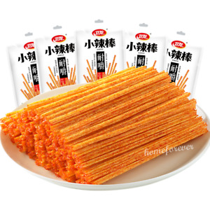 5 Bags Weilong Xiaolabang Hotstrips Spicy Latiao Chinese Snacks 卫龙小辣棒辣条中国特产