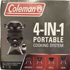Coleman 4 in 1 Portable Propane Camping Stove Black New Unopened Box