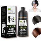 FARNDU-Hair dye Shampoo, Quick hair dye,haircare,Fruity aroma-Black & Brown-3-In