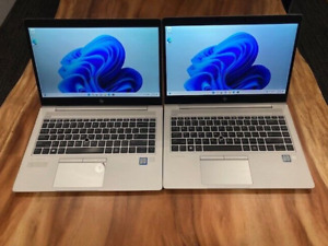 (LOT of 2) HP EliteBook 840 G6 Laptop Core i7-8665 16GB RAM 512GB SSD Win 11 Pro