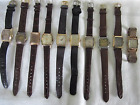 Big lot of 10 men's RGP and GF Bulova & Misc watches for parts or repair.