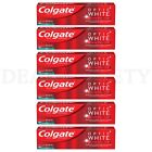 Colgate Optic White Stain Fighter Toothpaste Fresh Mint Gel 6oz Lot of 6 Tubes