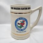 West Virginia Mountaineers - 1989 Mazda Gator Bowl - Ceramic Stein - Vintage