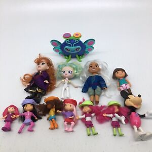 A Mixed Lot of Girls Junk Drawer Kids Toys - Disney Minnie Strawberry Shortcake