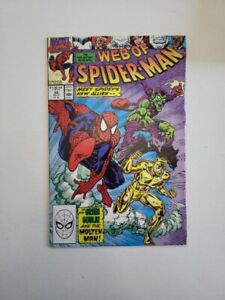 Web Of Spider-Man #66 (Marvel 1990) Green Goblin HARRY OSBORN COVER SAVIUK VF-