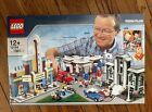 Lego 10184 TOWN PLAN Movie Theatre Gas Station GOLD BRICK *Creases* *RETIRED*