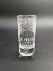 Belvedere Vodka Shot Glass, Clear Glass, Tree Design, Perfect Condition