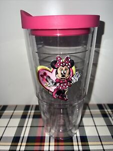 Tervis Tumbler Embroidered Disney Minnie Mouse 24 oz with Pink Lid
