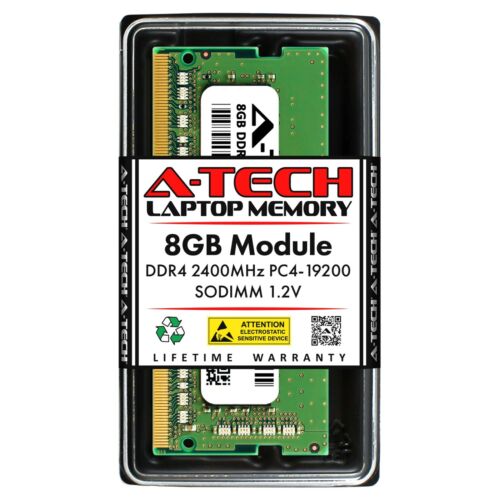 A-Tech 8GB DDR4 2400 PC4-19200 Laptop 260-Pin SODIMM Notebook Memory RAM 1x 8G