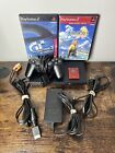 SONY PlayStation 2 PS2 Slim Bundle - SCPH-70001 Console OEM Accessories & Games