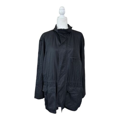 Ralph Lauren Purple Label Hooded Rain Combat Jacket Made in Italy Large