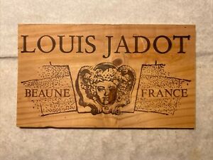 1 Rare Wine Wood Panel Louis Jadot France Vintage CRATE BOX SIDE 4/24 511a