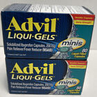 Advil Liqui-Gels Ibuprofen Capsules Pain Reliever - Pack Of 2 - 160 Caps#9807
