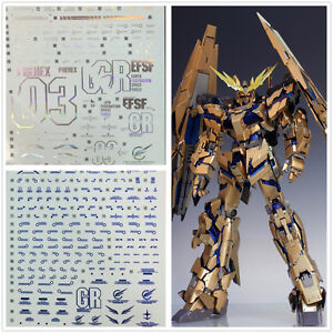D.L high quality Magic color Decal water paste For 1/60 PG Unicorn 03 Phenex