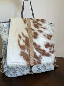 Myra Bag Stalk Cowhide Leather Backpack Bag