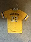 PITTSBURGH PIRATES Majestic Andrew McCutchen Throwback #22 Jersey~Youth XL