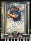 RONALD ACUNA JR 2023 TOPPS MUSEUM COLLECTION ARCHIVAL AUTOGRAPH ON CARD AUTO /99